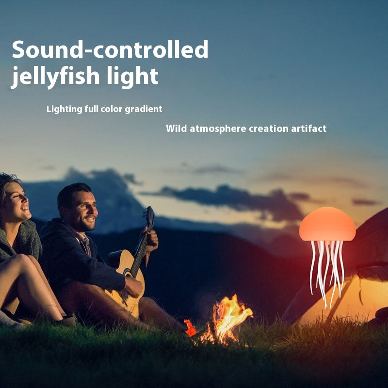 LED Jellyfish Aquarium Lamp Night Light USB Powered