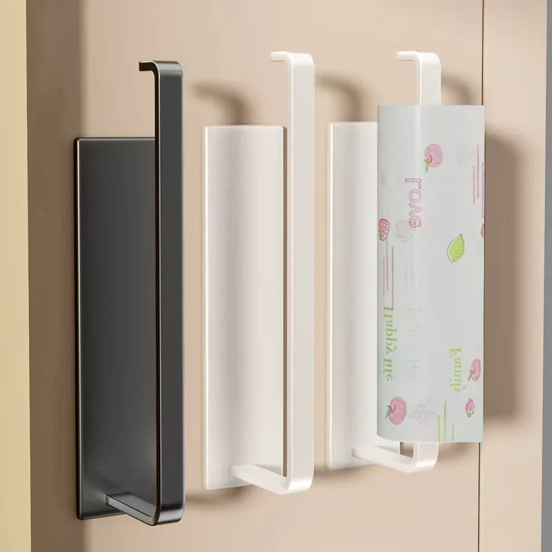 Magnetic Wall-Mount Paper Towel Holder – No-Drill Refrigerator & Cabinet Storage