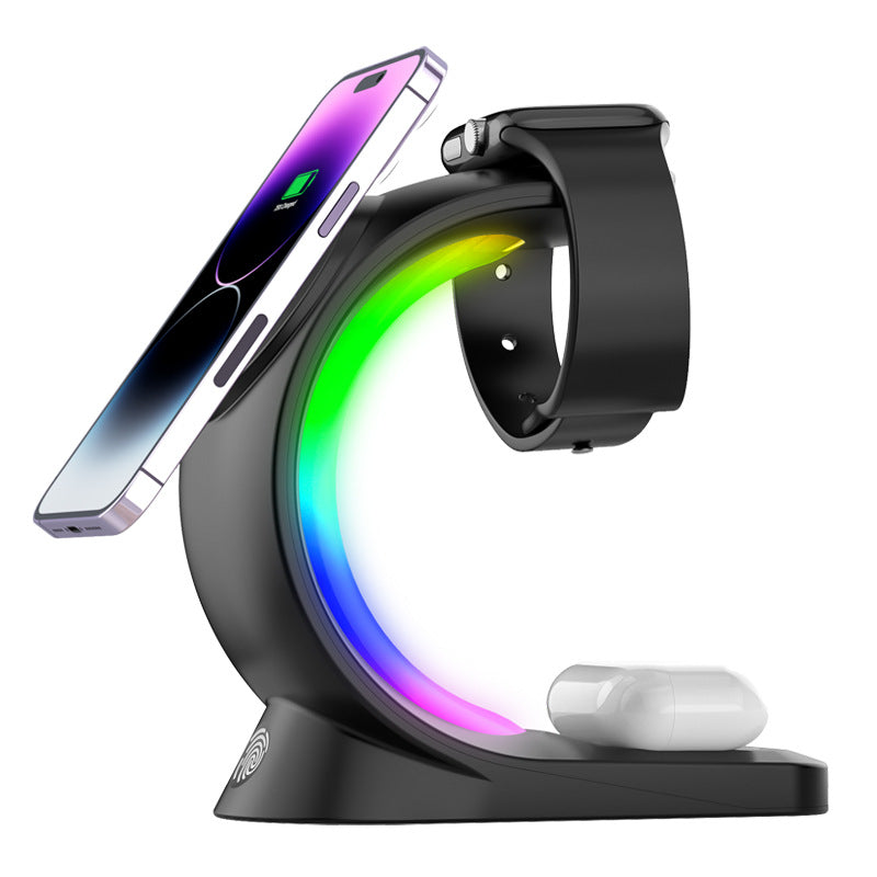 4-in-1 Magnetic Wireless Charger – Fast Charging Station for iPhone, AirPods, Apple Watch