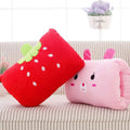 Cute Cartoon Hand Warmer Pillow – Soft Plush Travel & Nap Cushion for Kids