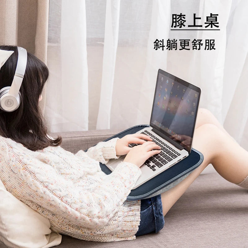 MUMUCC Multifunctional Laptop Desk with Cushion & Large Mouse Pad