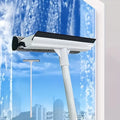 2-in-1 Retractable Window & Glass Cleaner – Squeegee Brush for Shower & Car